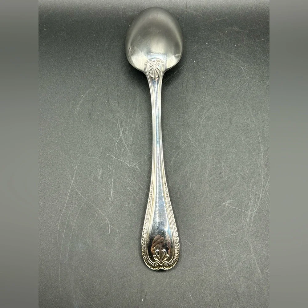 Christofle France Malmaison Vintage Silver Plated Spoon, French Flatware